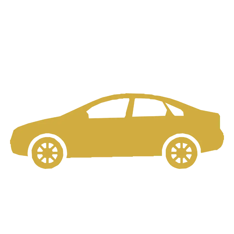 Chauffeur car icon
